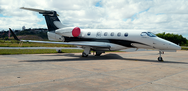 O jato Phenom 300 chega para ampliar o portifólio da empresa